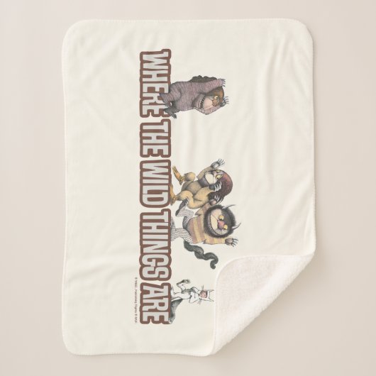 Couverture Sherpa Where the Wild Things Are Characters on Logo (Devant)