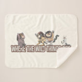 Couverture Sherpa Where the Wild Things Are Characters on Logo (Devant (Horizontal))