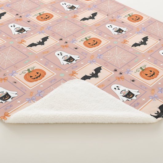 Couverture Sherpa Whimsy dans le patch Citrouille (3/4)