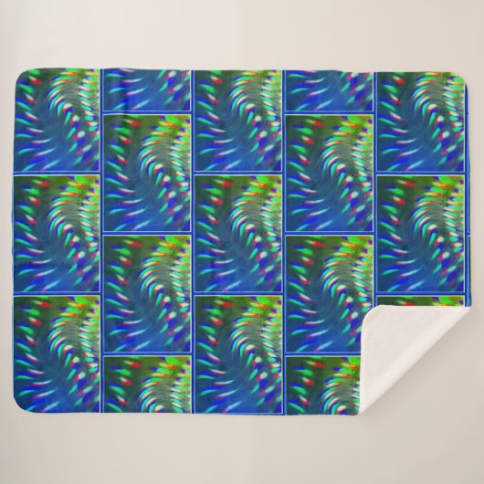 Couverture Sherpa Whirly Sherpa Blanket (Devant (Horizontal))