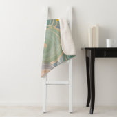 Couverture Sherpa Whirs Whimsical Pastel (En situation)