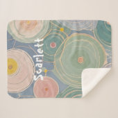 Couverture Sherpa Whirs Whimsical Pastel (Devant (Horizontal))