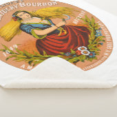 Couverture Sherpa Whiskey Advertising Étiquette, Vers 1860. (3/4)