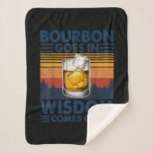 Couverture Sherpa Whiskey Bourbon entre dans la sagesse sort (Devant)