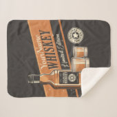 Couverture Sherpa Whiskey Liquor Bottle Western Bar (Devant (Horizontal))