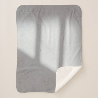 Couverture Sherpa White painted wall