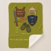 Couverture Sherpa Whole Armor Sherpa Yarn Look Baby Blanket (Devant)