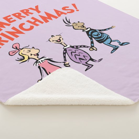 Couverture Sherpa Whos Holding Hands Merry Grinchmas (3/4)