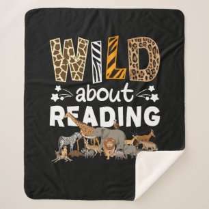Couverture Sherpa Wild About Reading Books And Bookworm Library