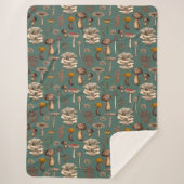 Couverture Sherpa Wild Mushrooms (Devant)