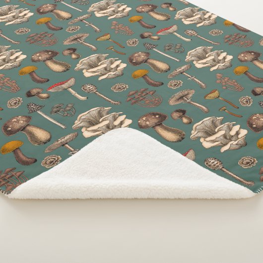 Couverture Sherpa Wild Mushrooms (3/4)