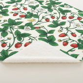 Couverture Sherpa Wild strawberries red/yellow/green/off white (3/4)