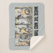 Couverture Sherpa Wild Things and Max Swinging From Trees (Devant)