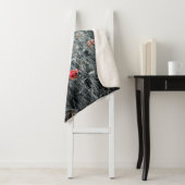 Couverture Sherpa Wildflowers poppies (En situation)
