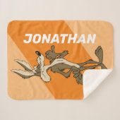 Couverture Sherpa WILE E. COYOTE™ A L'Air Fière (Devant (Horizontal))