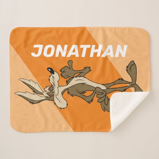 Couverture Sherpa WILE E. COYOTE™ A L'Air Fière (Devant (Horizontal))