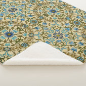Couverture Sherpa William Morris Antique 1873 Motif de Vigne et Fleu (3/4)