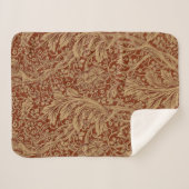 Couverture Sherpa William Morris Arcadia Floral Garden Flower Classi (Devant (Horizontal))