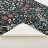 Couverture Sherpa William Morris Blackthorn Floral Art Nouveau (3/4)