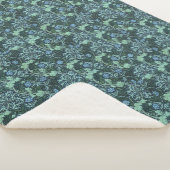 Couverture Sherpa William Morris Motif d'algues (3/4)