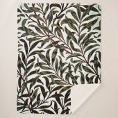 Couverture Sherpa William Morris motif, Willow Bough (Devant)