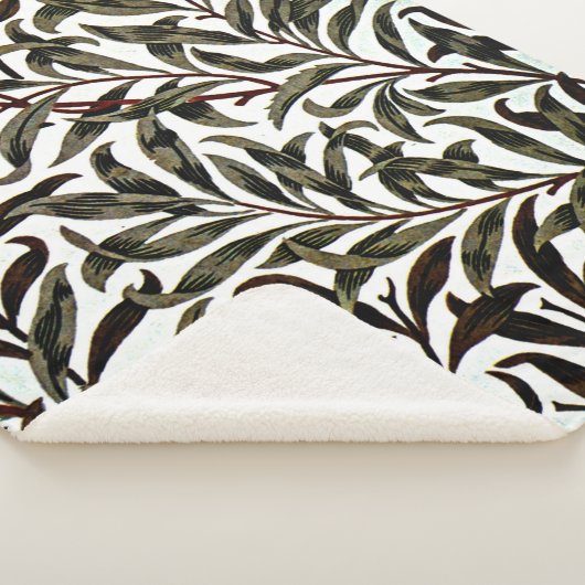 Couverture Sherpa William Morris motif, Willow Bough (3/4)
