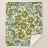 Couverture Sherpa William Morris' Orchard Pattern Art Nouveau (Devant)
