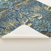 Couverture Sherpa William Morris Peacock and Dragon Woven Design (3/4)