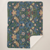Couverture Sherpa William Morris Strawberry Thief (Devant)