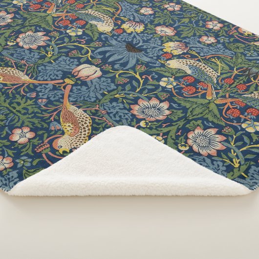 Couverture Sherpa William Morris Strawberry Thief (3/4)