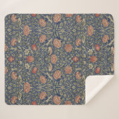 Couverture Sherpa William Morris Tudor Fond d'écran Rose (Devant (Horizontal))