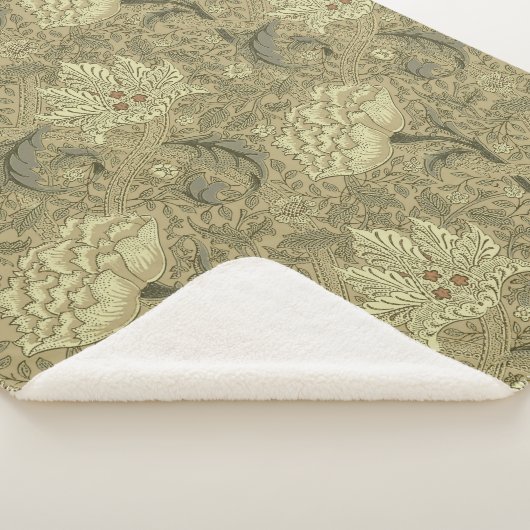 Couverture Sherpa William Morris Windrush Motif de fond d'écran (3/4)