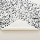 Couverture Sherpa Willow se déleave. Abstract (3/4)