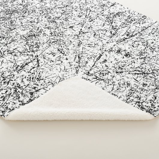 Couverture Sherpa Willow se déleave. Abstract (3/4)