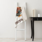 Couverture Sherpa Winter Penguin Firefighter Ping Pong Paddle (En situation)