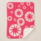 Couverture Sherpa Winter Wonderland Red & White Thon (Devant)