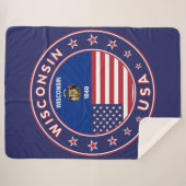 Couverture Sherpa Wisconsin (Devant (Horizontal))