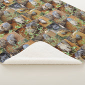Couverture Sherpa Wombat photo collage (3/4)