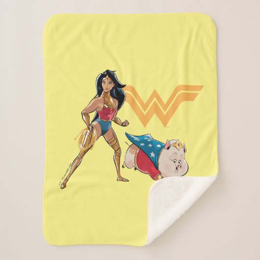 Couverture Sherpa Wonder Woman & PB (Devant)