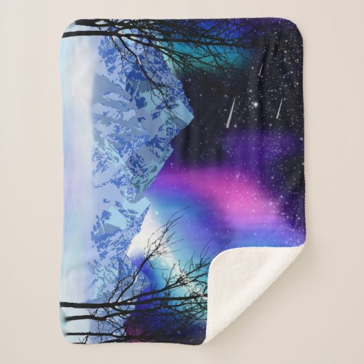 Couverture Sherpa Wonderlights d'hiver Sherpa Blanket (Devant)