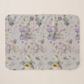 Couverture Sherpa Woodland thème bébé (Devant (Horizontal))