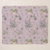 Couverture Sherpa Woodland thème bébé (Devant (Horizontal))