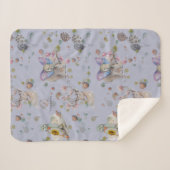 Couverture Sherpa Woodland thème bébé (Devant (Horizontal))