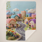 Couverture Sherpa Woolen Village  (Devant)