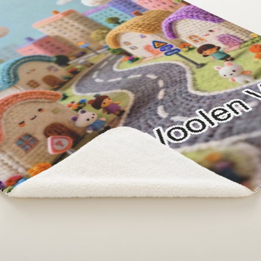 Couverture Sherpa Woolen Village  (3/4)