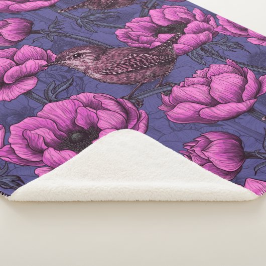 Couverture Sherpa Wrens dans le jardin de l'anémone (3/4)