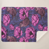 Couverture Sherpa Wrens dans le jardin de l'anémone (Devant (Horizontal))