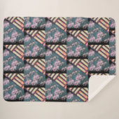 Couverture Sherpa WSSBX - PINK TILE Sherpa Blanket (Devant (Horizontal))