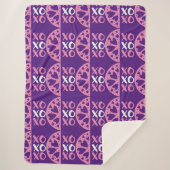 Couverture Sherpa XOXO Saint-Valentin (Devant)