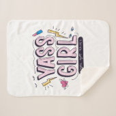 Couverture Sherpa Yass Girl | Vous Avez Obtenu (Devant (Horizontal))